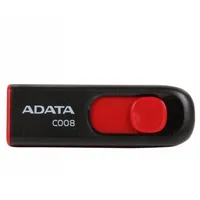 Adata C008 8Gb Black Red Ac008-8G-Rkd Usb Flash atmiņa