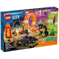 Lego City 60339 Double Loop Stunt Arena Konstruktors