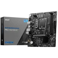 Msi Intel H610 Pro H610M-E Ddr5 Proh610M-E Mātesplate