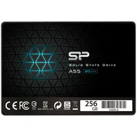 Silicon Power A55 256Gb black Sp256Gbss3A55S25 Ssd disks