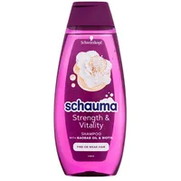 Schwarzkopf Schauma Strength  Vitality Shampoo 400Ml Women Šampūns