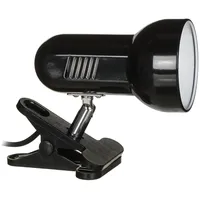 Activejet  Clip-On desk lamp, black, metal, E27 thread Aje-Clip Lamp Black Galda lampa
