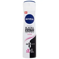 Nivea Black  White Invisible Clear 150Ml Women Dezodorants