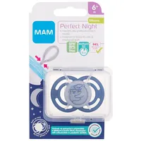 Mam Perfect Night Silicone Pacifier 6M Bears 1Pc  Knupis