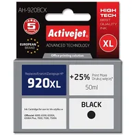 Activejet  Ah-920Bcx Hp Printer Ink, Compatible with 920Xl Cd975Ae Premium 50 ml black. Prints 25 more. Tintes kasetne
