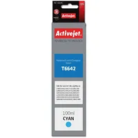 Activejet  Ae-664C Ink Replacement for Epson T6642 Supreme 100 ml cyan Tintes kasetne
