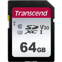Transcend Silver 300S Sd Uhs-I U3 V30 R95/W45 64Gb Ts64Gsdc300S Atmiņas karte