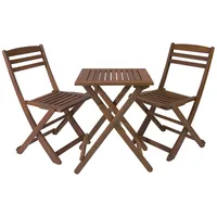 Evelekt Balkona komplekts Rouen galds un 2 krēsli, meranti  mēbeļu komlekts
