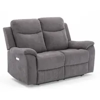 Evelekt Recliner sofa Milo 2-Seater 155X96Xh103Cm, with electric mechanism, grey  Dīvāns