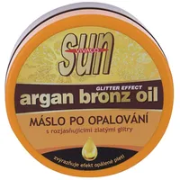 Vivaco Sun Argan Bronz Oil Glitter Aftersun Butter 200Ml  Kopšanai pēc sauļošanās