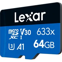 Lexar 633X Microsdhc/Sdxc No Adapter V30 R95/W45 64Gb Lms0633064G-Bnnng Atmiņas karte