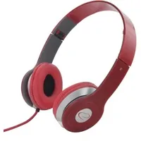 Esperanza Eh145R headphones/headset Wired Head-Band Music Red Austiņas
