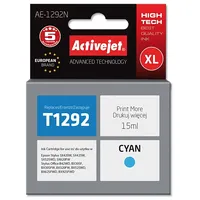 Activejet  Ae-1292N Ink Replacement for Epson T1292 Supreme 15 ml cyan Tintes kasetne