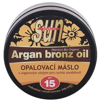 Vivaco Sun Argan Bronz Oil Suntan Butter 200Ml Spf15  Saules aizsargājošs losjons ķermenim