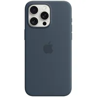 Apple iPhone 15 Pro Max Silicone Case with Magsafe - Storm Blue Mt1P3Zm/A Aizsargapvalks