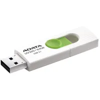 Adata Uv320 Usb flash drive 64 Gb Type-A 3.2 Gen 1 3.1 Green, White Auv320-64G-Rwhgn atmiņas karte
