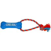 Dingo Rope with blue bone - dog toy 13 cm 16972 Rotaļlieta suņiem