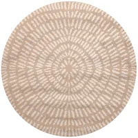 Evelekt Carpet Velutto-1, D90Cm, beige/white  Paklājs