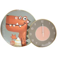 Evelekt Wall clock Fun Draco with a picture 40X60Cm  Sienas pulkstenis
