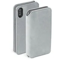 Krusell Broby 4 Card Slimwallet Apple iPhone Xs light grey  Aizsargapvalks