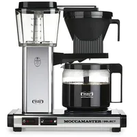 Moccamaster Kbg Select Polished Silver Fully-Auto Drip coffee maker 1.25 L 8712072539709 Pilienu kafijas automāts ar filtru