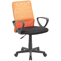 Evelekt Darba krēsls Belinda melns/oranžs  Krēsls