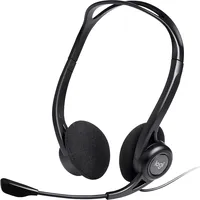 Logitech 960 Headset Wired Head-Band Calls/Music Usb Type-A Black 981-000100 Austiņas