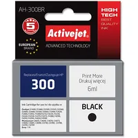 Activejet  Ah-300Br ink Replacement for Hp 300 Cc640Ee Premium 6 ml black Tintes kasetne
