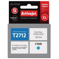 Activejet  Ae-27Cnx Ink cartridge Replacement for Epson 27Xl T2712 Supreme 18 ml cyan Tintes kasetne