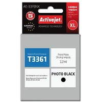 Activejet  Ae-33Pbnx Ink Replacement for Epson 33Xl T3361 Supreme 12 ml black Tintes kasetne