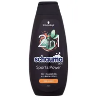 Schwarzkopf Schauma Men Sports Power 2In1 Shampoo 400Ml  Šampūns