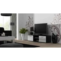 Cama Meble Tv stand Soho 140 black/white gloss Sohortv140Cz/Bi galdiņš
