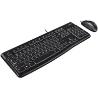 Logitech Desktop Mk120 keyboard Mouse included Usb Qwerty Uk International Black 920-002562 KlaviatūraPele