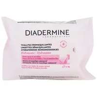 Diadermine Hydrating Cleansing Wipes 25Pc  Attīrošas salvetes