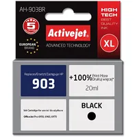 Activejet  Ah-903Br ink Replacement for Hp 903 T6L99Ae Premium 20 ml black Tintes kasetne