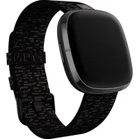 Fitbit Versa 3/ Sense,Woven Band,Charcoal,Large Fb174Wbgyl Siksniņa