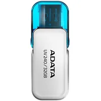 Adata Uv240 Usb flash drive 32 Gb Type-A 2.0 White Auv240-32G-Rwh atmiņas karte