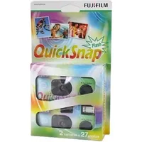 Fujifilm 7130786 Quicksnap 400 Disposable Flash Camera Pack of 2 Ātrās drukas kamera