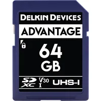 Delkin Sd Advantage 660X Uhs-I U3 V30 R90/W90 64Gb Ddsdw63364Gb Atmiņas karte