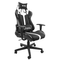 Natec Fury Gaming Chair Avenger Xl Black And White Nff-1712 Spēļu krēsls