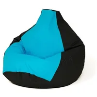 Go Gift Sako bag pouffe Pear black and blue L 105 x 80 cm  Sēžammaiss