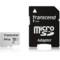 Transcend Micro Sdxc Speed Class Uhs-1 Sd Adapter 64Gb Ts64Gusd300S-A Atmiņas karte