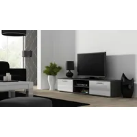 Cama Meble Tv stand Soho 180 grey/white gloss Sohortv180Sz/Bi galdiņš