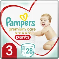 Pampers Premium Care Pants, Izmērs 3, 28 Biksītes, 6-11Kg 81750539 Autiņbiksītes