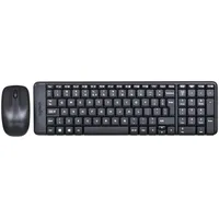 Logitech Mk220 keyboard Rf Wireless Qwerty International Eer Black 920-003168 KlaviatūraPele
