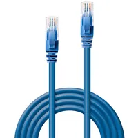 Lindy Cable Cat6 U/Utp 1M/Blue 48017 Kabelis
