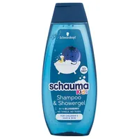 Schwarzkopf Schauma Kids Blueberry Shampoo  Shower Gel 400Ml Šampūns