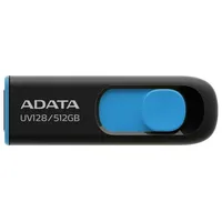 Adata Memory Drive Flash Usb3 512Gb/Blk/Blue Auv128-512G-Rbe Usb atmiņa
