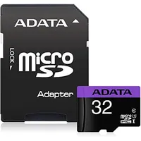 Adata Memory Micro Sdhc 32Gb W/Adap./Ausdh32Guicl10-Ra1  Atmiņas karte