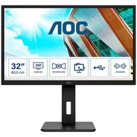 Aoc Q32P2 Black Monitors